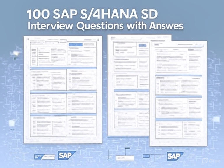 100 SAP S/4HANA SD Interview Questions and Answers for 2025